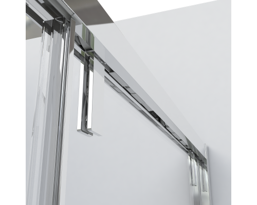 Душевая дверь Vincea Lugano VDS-1L150CLB-1 1500 черный стекло прозрачное