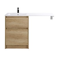 Тумба под раковину BelBagno Kraft 120 KRAFT-LVD-580/1200-2C-PIA-RNN Rovere Nebrasca Nature