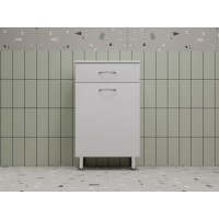 Комод Style Line Эко Стандарт 50 с бельевой корзиной белый