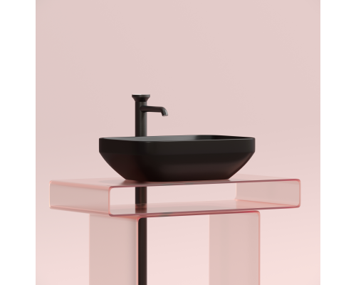 Чаша накладная прямоугольная Ceramica Nova Element 50x36 Чёрный Матовый
