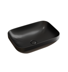 Чаша накладная прямоугольная Ceramica Nova Element 50x36 Чёрный Матовый