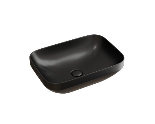 Чаша накладная прямоугольная Ceramica Nova Element 50x36 Чёрный Матовый