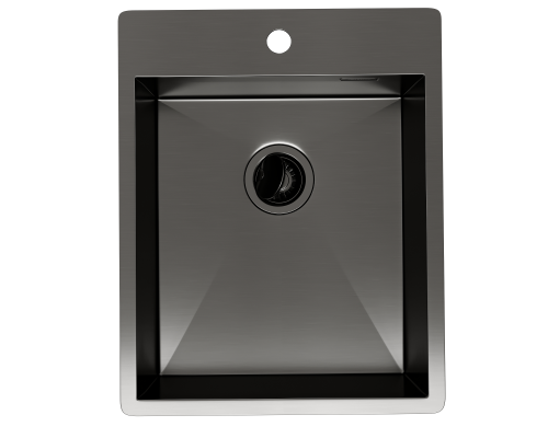 Кухонная мойка Reflexion Iseo RX2240BL оружейная сталь