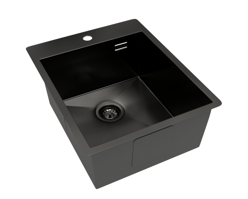 Кухонная мойка Reflexion Iseo RX2240BL оружейная сталь