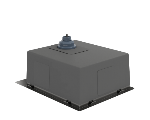 Кухонная мойка Reflexion Iseo RX2240BL оружейная сталь