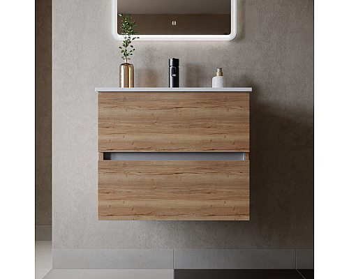 Тумба под раковину SANCOS Urban 590х450х550, c двумя ящиками, дуб галифакс натуральный Тумба под раковину SANCOS Urban 590х450х550, c двумя ящиками, дуб галифакс натуральный