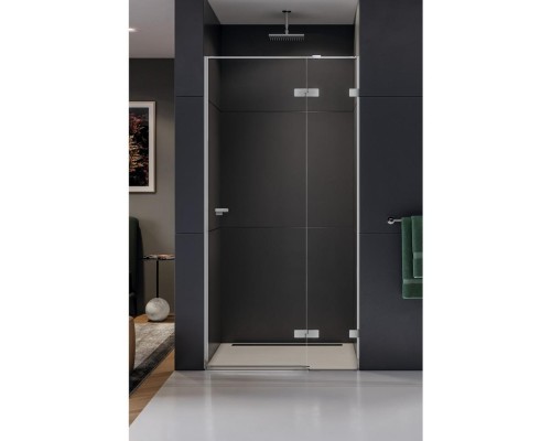 Дверь в нишу NEW TRENDY EVENTA R 110x200 хром