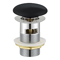 Донный клапан Cezares Czr CZR-SAT7-NERO click-clack Черный