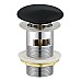 Донный клапан Cezares Czr CZR-SAT7-NERO click-clack Черный