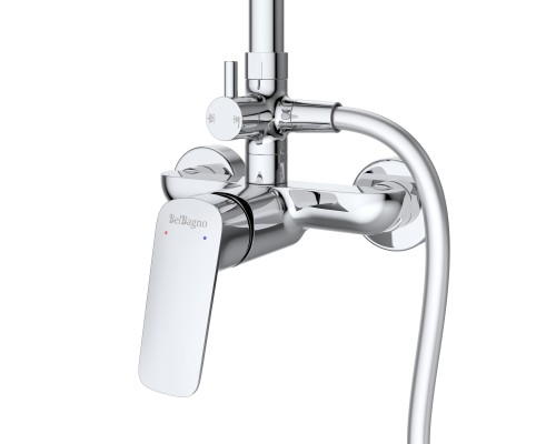 Душевая система BelBagno Marino MARINO-DOCM-CRM Хром