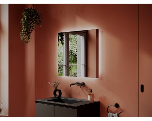 Зеркало SanCos Square 80 SQ800 с LED подсветкой