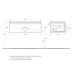 Тумба под раковину Cezares Slider 100 SLIDER-1000-1C-SO-BO подвесная Bianco Opaco
