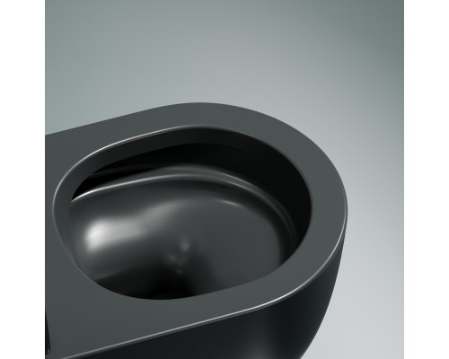 Подвесной унитаз Ceramicanova Modena Rimless серый