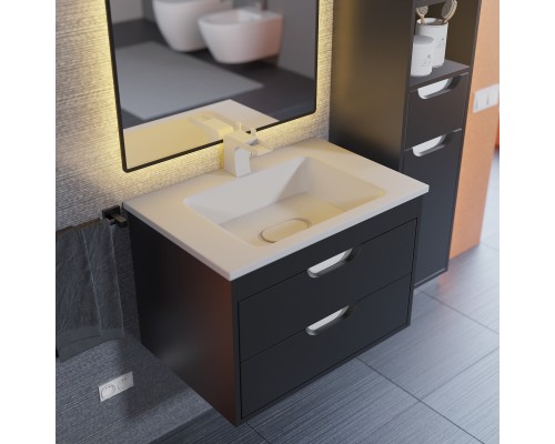 Раковина для ванной Uperwood Modul 62х45х12 см, белая глянцевая