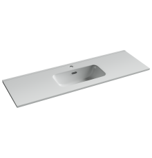 Раковина мебельная накладная Компакт (Compact), 1210x395x170, цвет белый