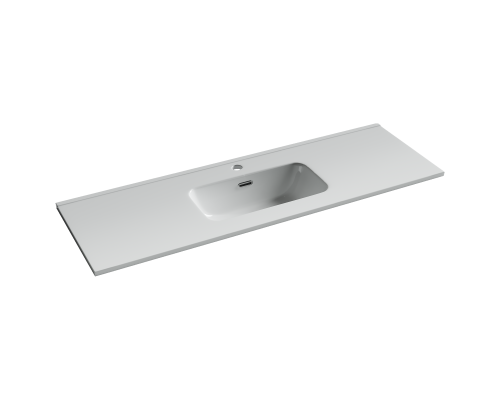 Раковина мебельная накладная Компакт (Compact), 1210x395x170, цвет белый