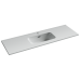 Раковина мебельная накладная Компакт (Compact), 1210x395x170, цвет белый