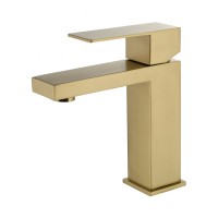 Смеситель для раковины Wonzon&Woghand, Брашированное золото WW-A40982-BG