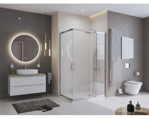 Душевой поддон из искусственного камня BelBagno Uno 140x90 TRAY-MR-UNO-AH-140/90-35-W-CR Белый