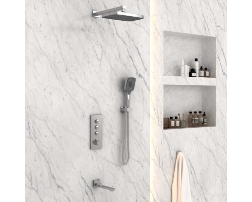 Душевой комплект Vincea VSFW-433T1CH встраиваемый термостатический 3 режима хром