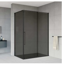 Душевой уголок Vincea Arno 1200x900 черный стекло тонированное