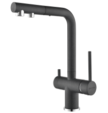 Смеситель для кухни Paulmark Serpentine Se213222-DG Графит
