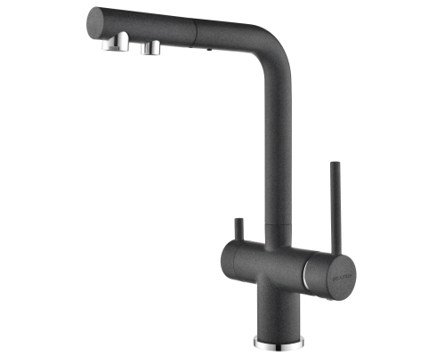 Смеситель для кухни Paulmark Serpentine Se213222-DG Графит