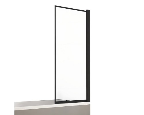 Шторка для ванны NEW TRENDY NEW SOLEO BLACK 50x140 черный