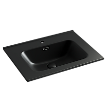 Умывальник накладной Ceramicanova Element 610x465x180 черный матовый