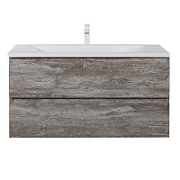 Тумба под раковину Cezares Molveno 100 MOLVENO-100-2C-SO-LG подвесная Legno Grigio