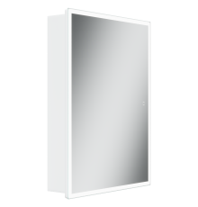 Зеркальный шкаф для ванной комнаты SANCOS Cube 600х140х800 с подсветкой