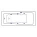 Ванна гидромассажная Excellent Ava 160x70 Soft Белый
