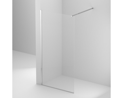 Душевая перегородка BelBagno Kraft 120 KRAFT-L-1-120-C-Cr профиль Хром стекло прозрачное