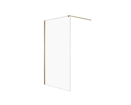 Душевое ограждение NEW TRENDY VELIO GOLD SATIN 90x200 брашированное золото