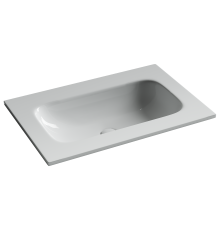 Раковина накладная мебельная Ceramicanova Грация (Grace) 710x457x137 без отв. под смеситель, белый CN7031wx
