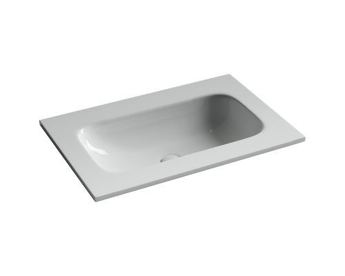 Раковина накладная мебельная Ceramicanova Грация (Grace) 710x457x137 без отв. под смеситель, белый