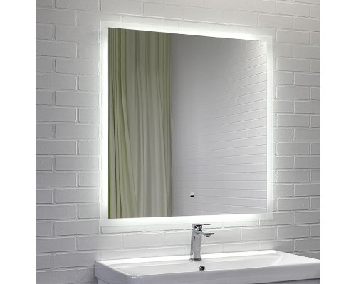 Зеркало для ванной Comforty Эдельвейс-90 с подсветкой, с сенсором, антизапотевание