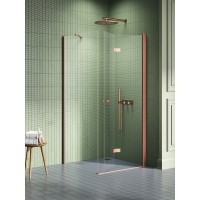 Душевое ограждение NEW TRENDY NEW SOLEO COPPER BRUSHED R 70x70x195 медь