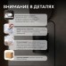 Раковина подвесная прозрачная ABBER Kristall черная