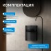 Раковина подвесная прозрачная ABBER Kristall черная