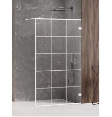 Душевое ограждение NEW TRENDY AVEXA WHITE 130x200 белый