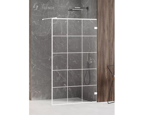 Душевое ограждение NEW TRENDY AVEXA WHITE 130x200 белый