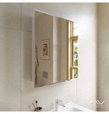 Зеркальный шкаф Alavann Paris 70 белый