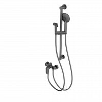 Смеситель для душа с гарнитуром Wonzon&Woghand, Темный графит