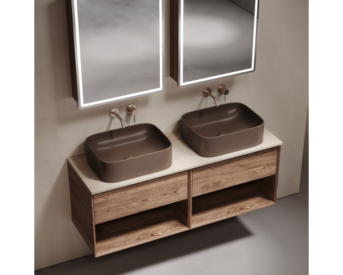 Столешница для ванной комнаты из керамогранита Sancos Kreman 1400х460, TT140A2