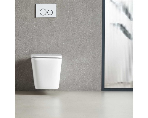 Унитаз подвесной Vincea Tornado Q-Line VT1-12T безободковый белый сиденье с микролифтом