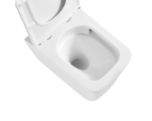 Унитаз подвесной Vincea Tornado Q-Line VT1-12T безободковый белый сиденье с микролифтом