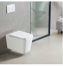 Унитаз подвесной Vincea Tornado Q-Line VT1-12T безободковый белый сиденье с микролифтом