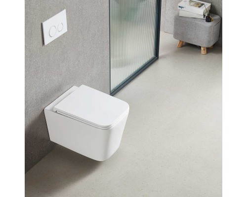 Унитаз подвесной Vincea Tornado Q-Line VT1-12T безободковый белый сиденье с микролифтом