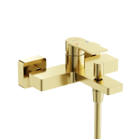 Смеситель для ванны и душа SANCOS Studio, брашированное золото, PVD покрытие, SC9018BG
